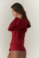 POLERA MORLEY GRANATE
