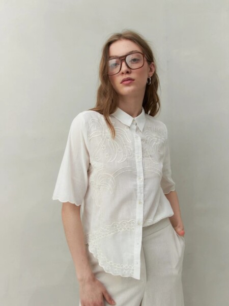 CAMISA D.CASSIN SASHA BLANCO