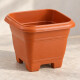 Set x3 maceta mediana cuadrada 4,3 lts TERRACOTA