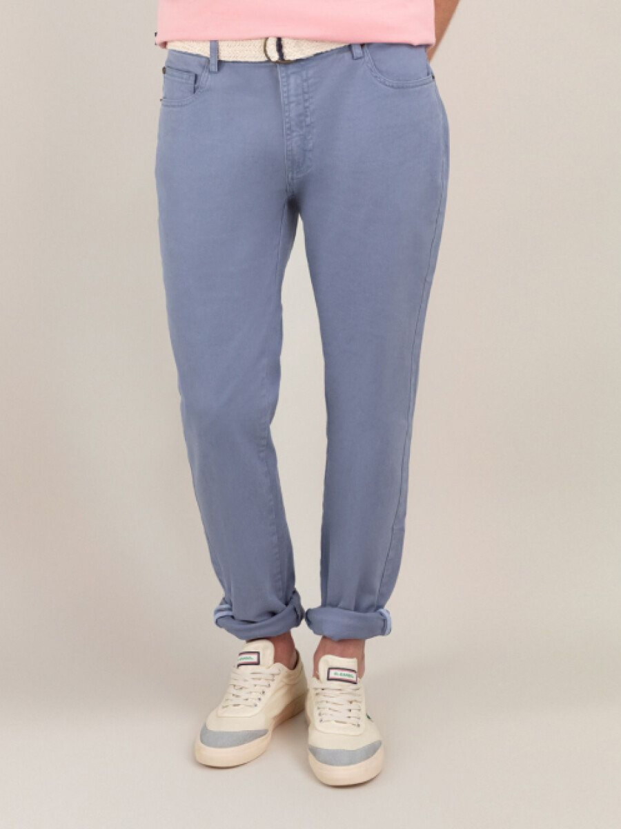 Pantalón 5 Bolsillos - Azul 