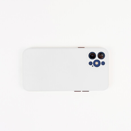 Estuche Funda De Silicona Para Iphone 12 Pro Blanco