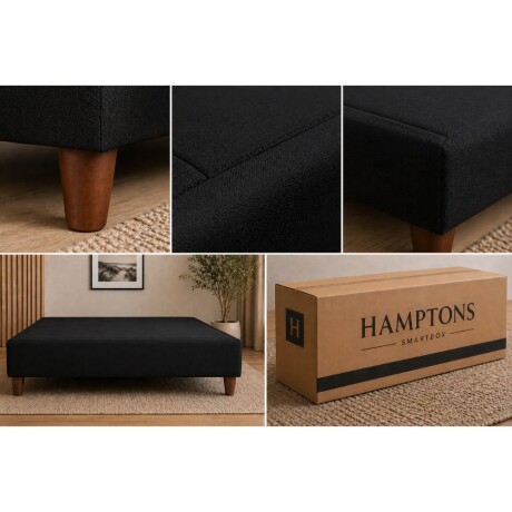 Sommier Queen HAMPTONS Hybrid Bronze Negro