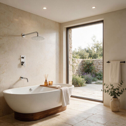 GRIFERIA BIDET MONOCOMANDO NEGRO MATE LINEA SAUCO BAÑO NEGRO
