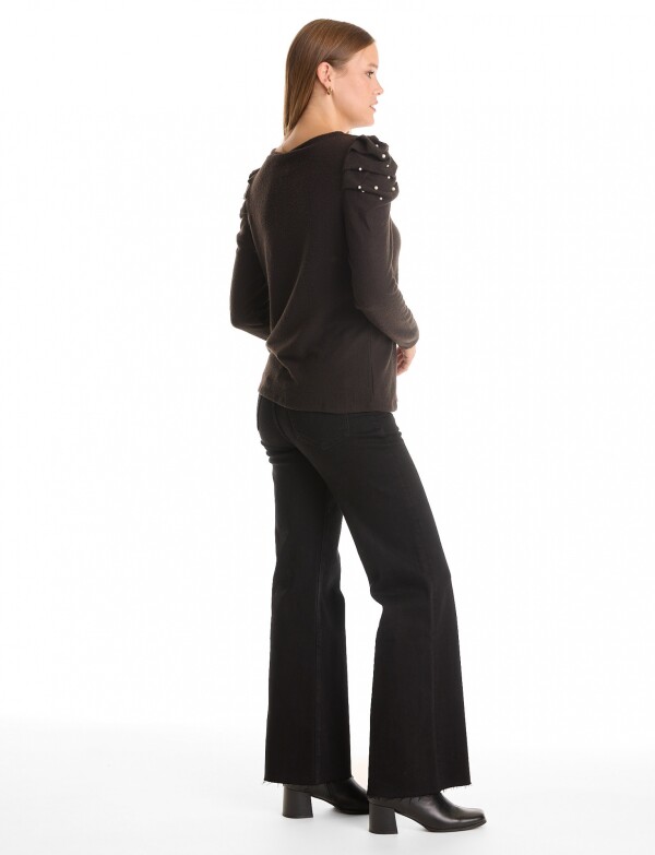 Buzo Soft Perlas NEGRO