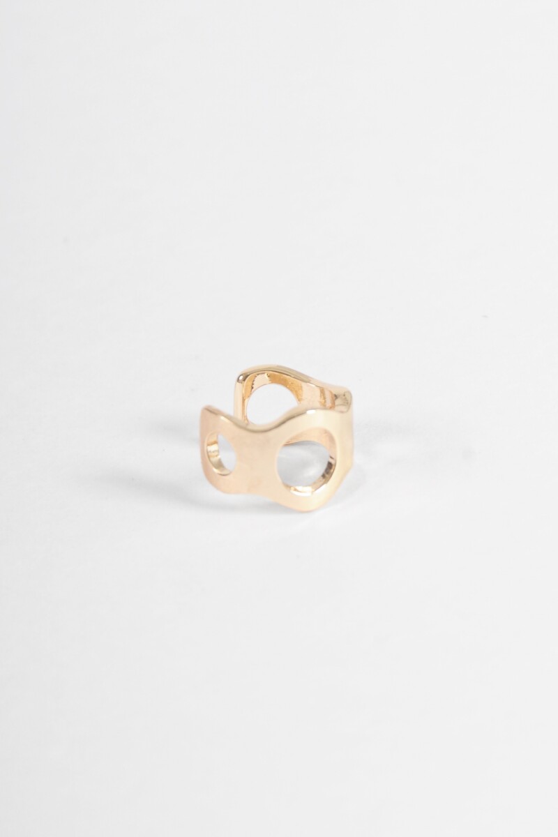 Earcuff calado dorado
