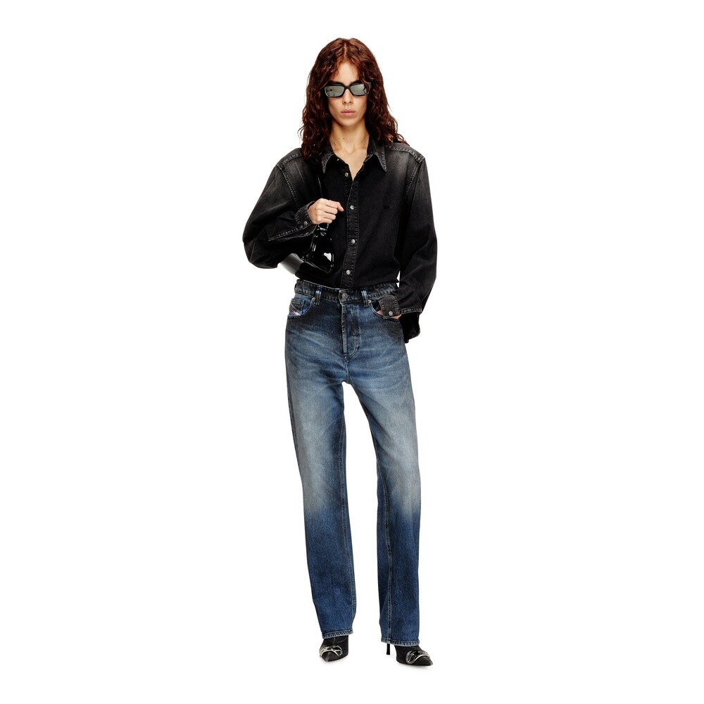 Jean Para Mujer Regular - 1988 D-Ark Azul medio
