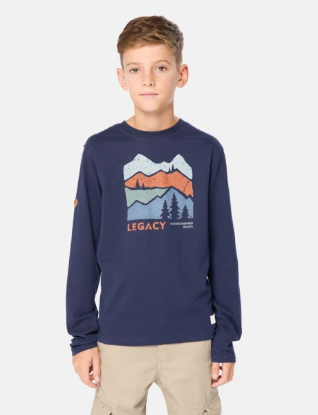 REMERA ESTAMPADA Azul