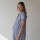 Camisa Maternal Pupa – Viscosa suave con bolsillos prácticos Estampa Azul