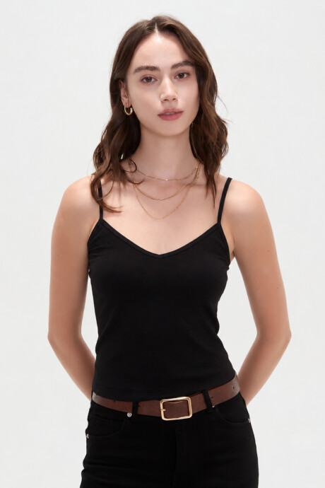 Musculosa Aiva Negro