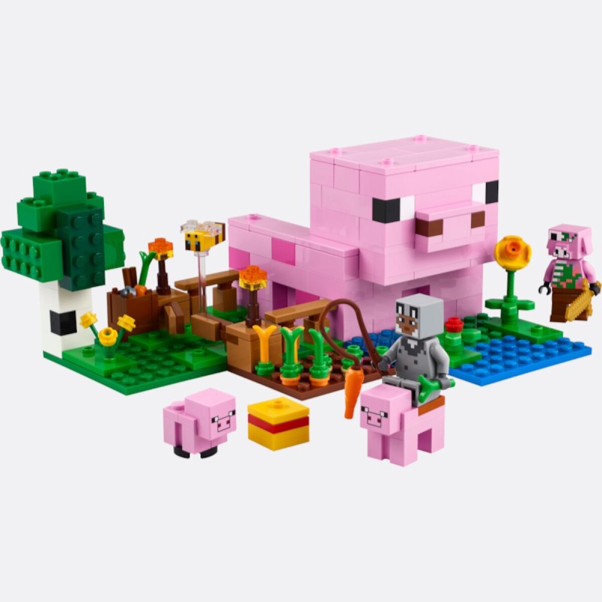 Lego Minecraft La Casa Del Cerdito 238 Piezas 