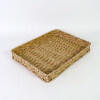 CESTA RECT SIMIL RATAN BEIGE GDE Unica
