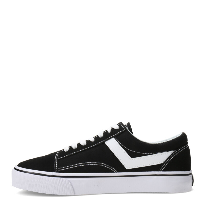 Championes Unisex PONY Casual Negro - Blanco