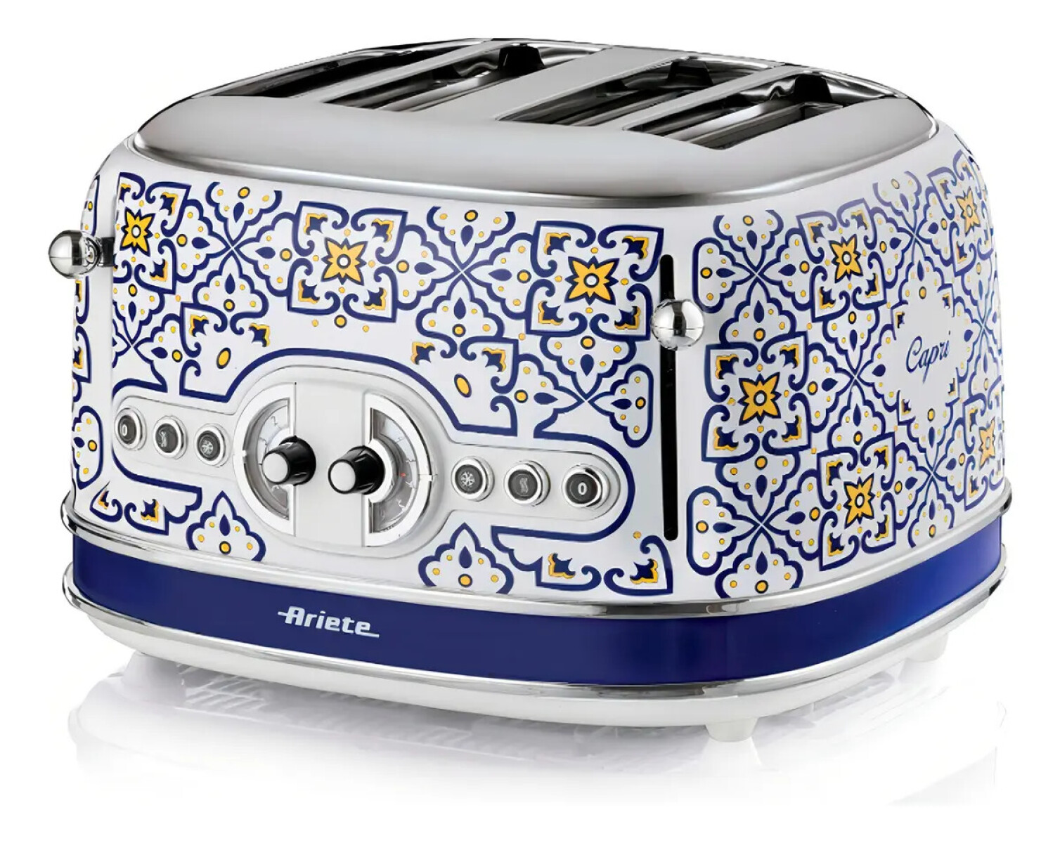 Tostadora Ariete 156 Capri 4 Rebanadas 1630w - TOSTADORA ARIETE CAPRI 4P 1460072 