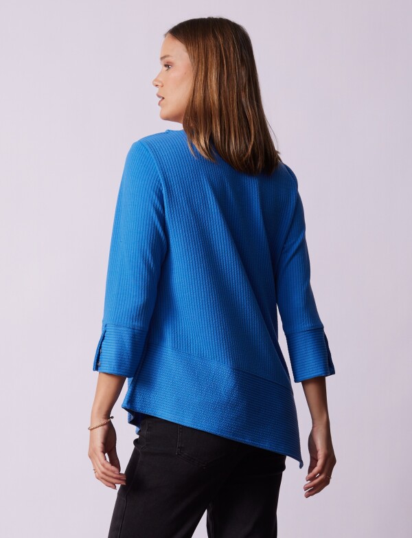 Blusa Tejida CELESTE OSCURO