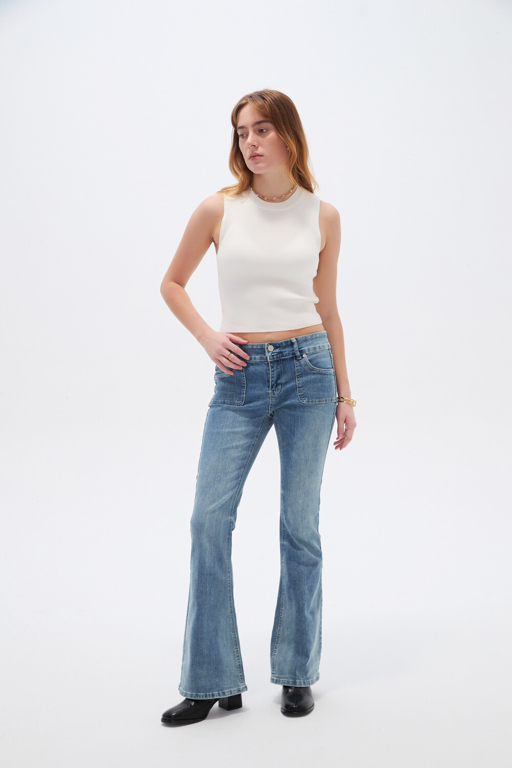 Pantalon Gwen Azul Claro