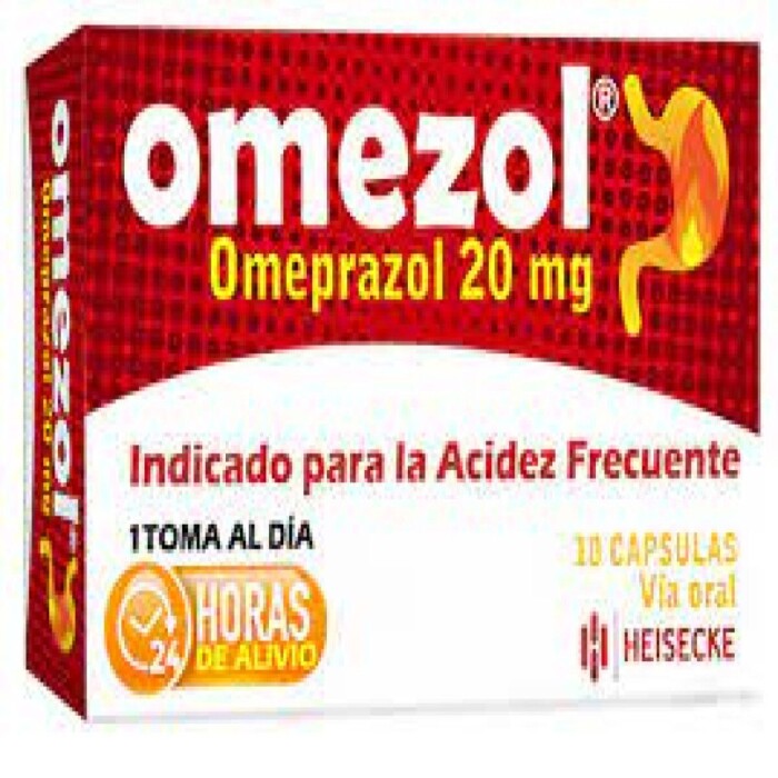 OMEZOL 20 MG. CJ X 10 CAPSULAS única
