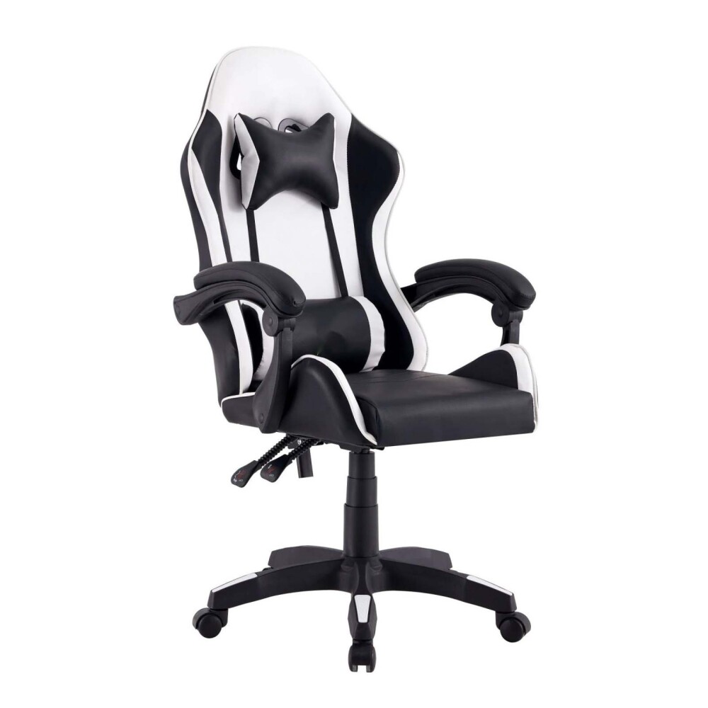 SILLA GAMER PU BLANCO MAX
