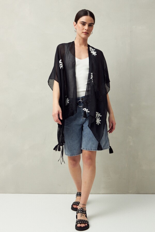 PONCHO ARTEMAS Negro