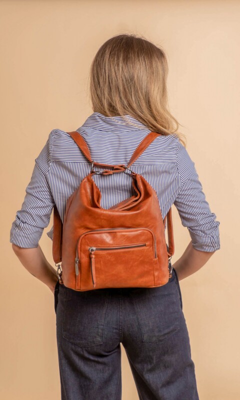 CARTERA MOCHILA VERBENA HABANO