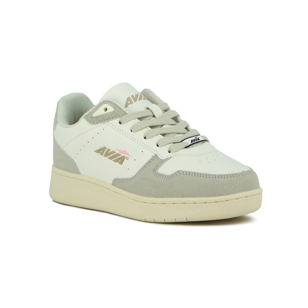 Avia Zapatilla Mujer Casual Denebola - White/beige Blanco-beige