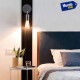 Lampara Aplique De Pared Minimalista Metal Nordico Negro