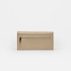 Billetera Luisa en cuero graneado Taupe