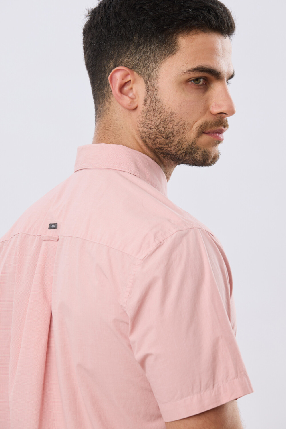 CAMISA LISA DE ALGODÓN Rosa