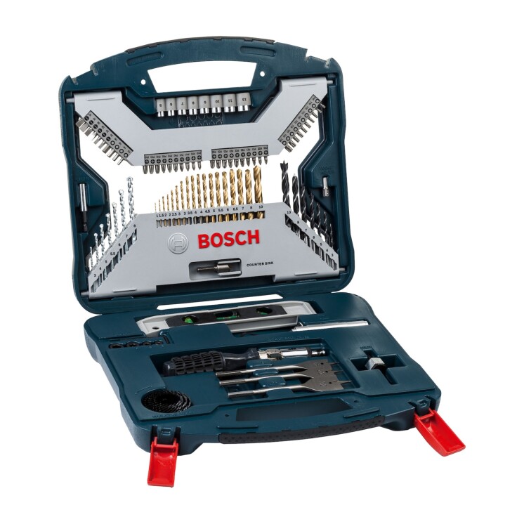 Set Puntas y Brocas en Titanio Bosch X-Line 100 unidades Set Puntas y Brocas en Titanio Bosch X-Line 100 unidades