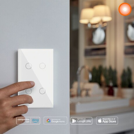 INTERRUPTOR SMART 4 BOTONES LEDVANCE Interruptor De Pared 4 Botones Smart Wi-Fi LEDVANCE