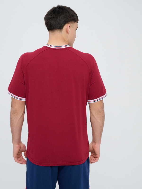 REMERA CORE Nacional Hombre Beige, ordeaux