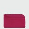 Longchamp - Tarjetero de cuero, Le Foulonné Fucsia