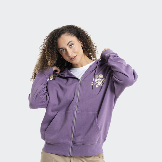 Campera Reef Zipper Violeta