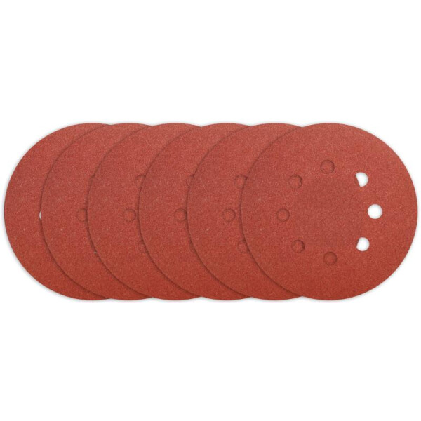 LIJA DISCO VELCRO Ø125MM CAJA 5 PZAS INGCO AKRS125051 P/ ROTORBITAL LIJA DISCO VELCRO Ø125MM CAJA 5 PZAS INGCO AKRS125051 P/ ROTORBITAL