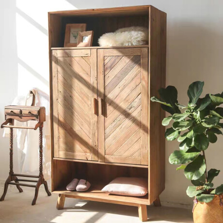 PLACARD 2 PUERTAS PINO-RECICLADO NATURAL-BEIGE COUNTRY