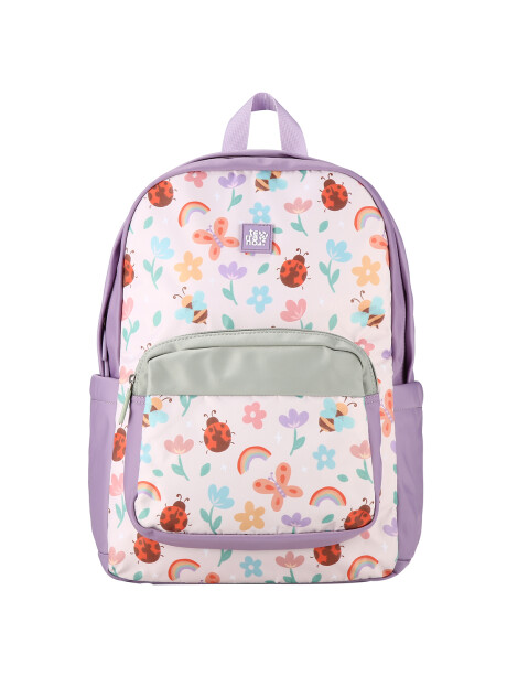 Mochila Infantil Kids Purple Flower