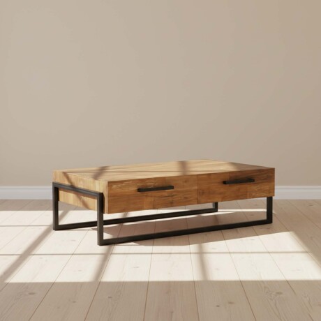 MESA CENTRAL MADERA NATURAL-BEIGE POTENZA NATURAL