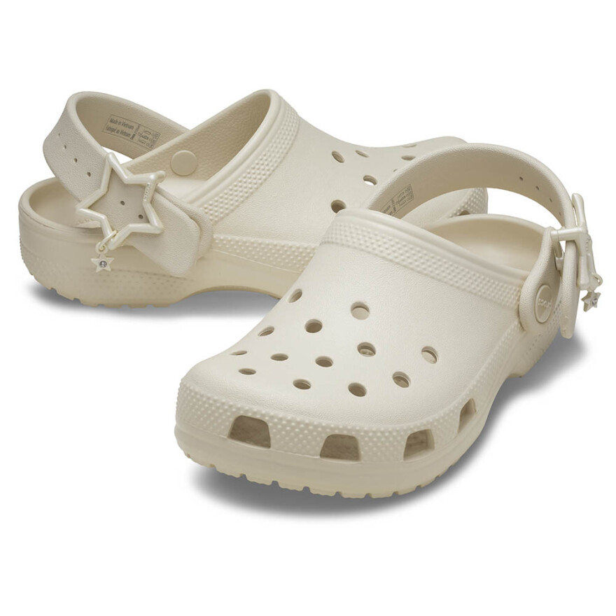 Crocs Classic Star Buckle Clog Niños Frappé
