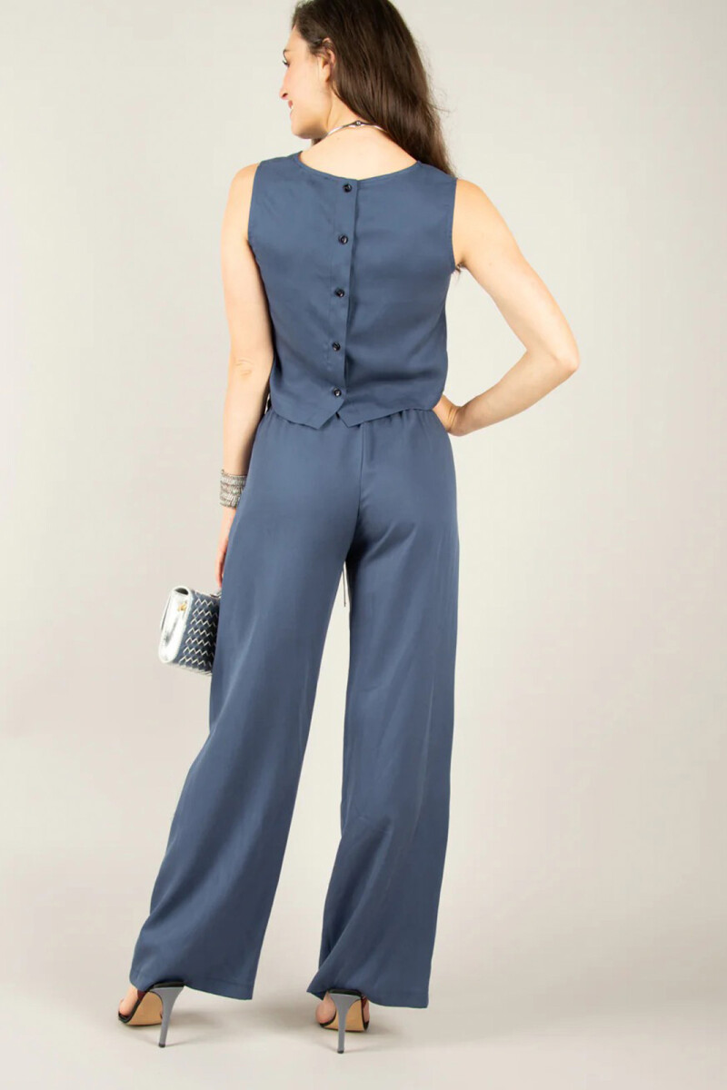 PANTALÓN RELAJADO Azul