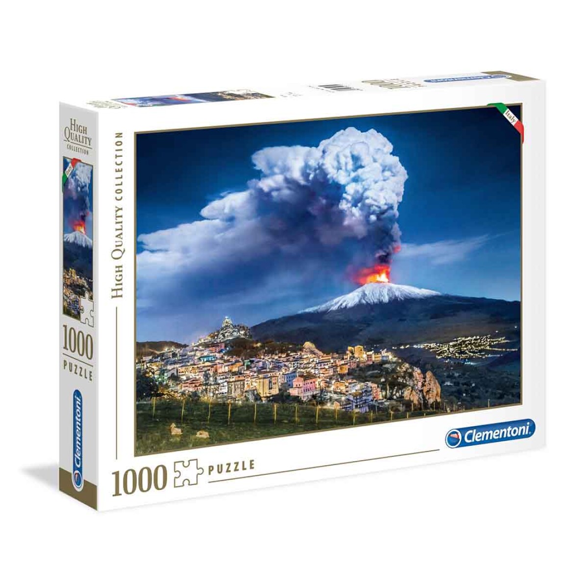 Puzzle Clementoni 1000 piezas Volcán Etna High Quality - 001 