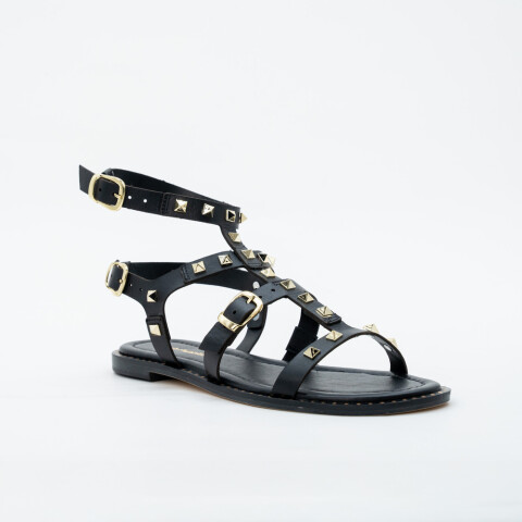 Sandalia CUERO PRETO NEGRO