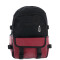 Mochila Miss Carol NAMASTE materiales y colores combinados Rojo