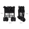 Carro Plegable Multiuso Waggon Bebesit Negro