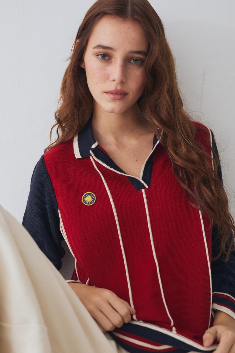 TSHIRT POLOGOL Rojo