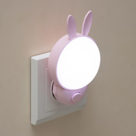 Enchufe de luz modelo conejo Rosa