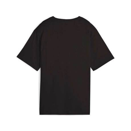 Remera Essentials Puma Logo Relaxed Tee de Mujer Negro