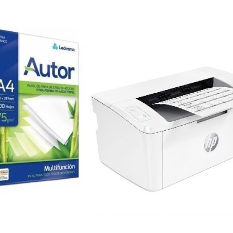 Impresora Multifuncion HP Laserjet + Resma A4 001