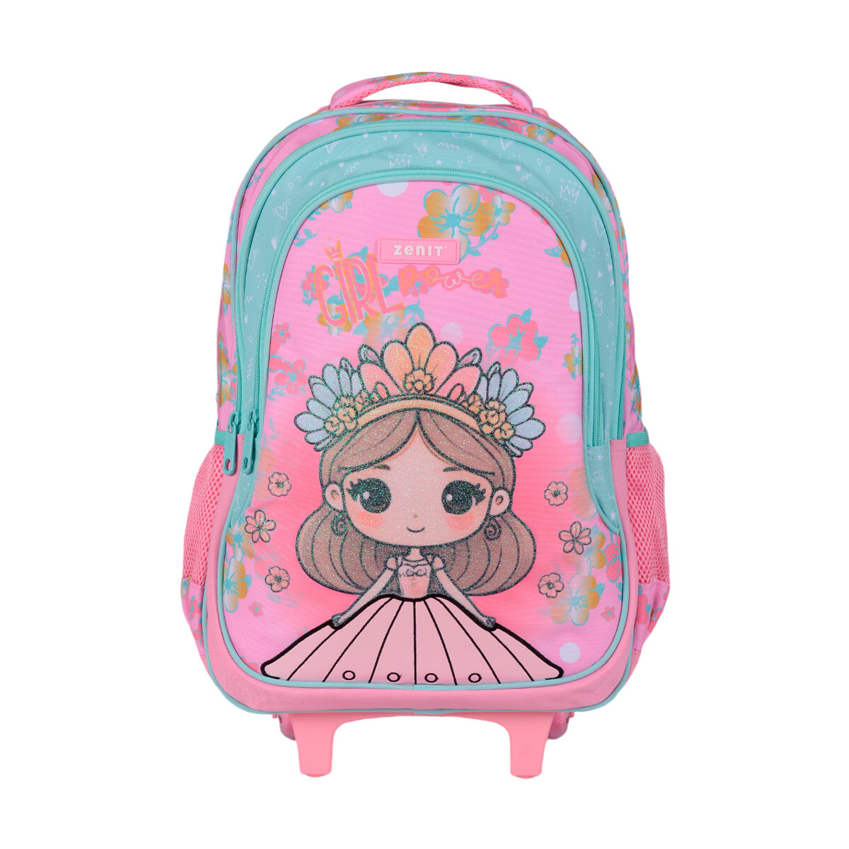 MOCHILA CON CARRO WHEELY PRINCESS 