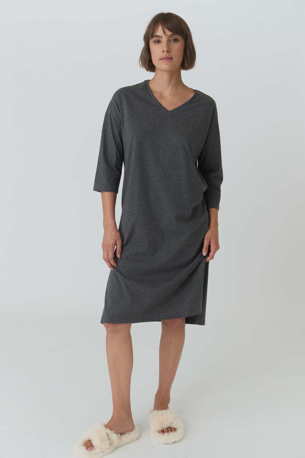 Camisón Mallie Gris Oscuro