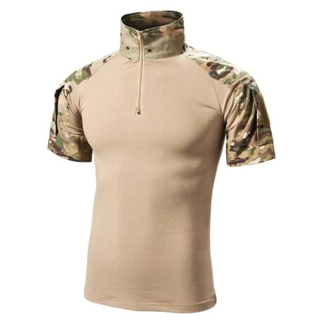 Camisaco táctico manga corta Multicam