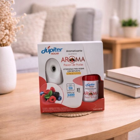 APARATO CON AROMATIZANTE PASIÓN DE FRUTAS Blanco